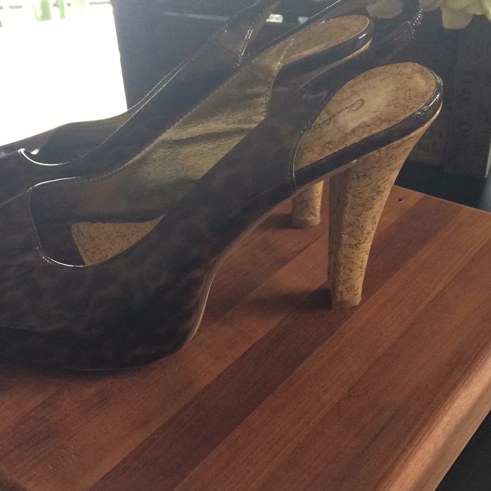 Charlotte Russe heels tortoise shell